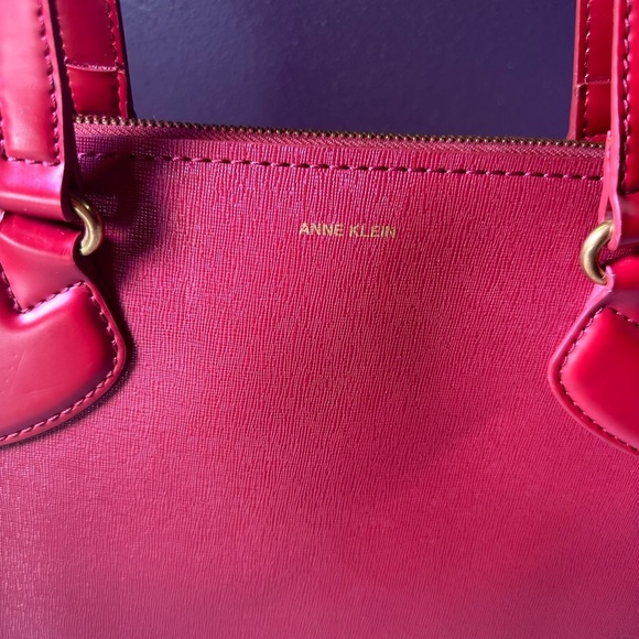 Anne Klein Cherry Red Shoulder Bag - Picture 11 of 14